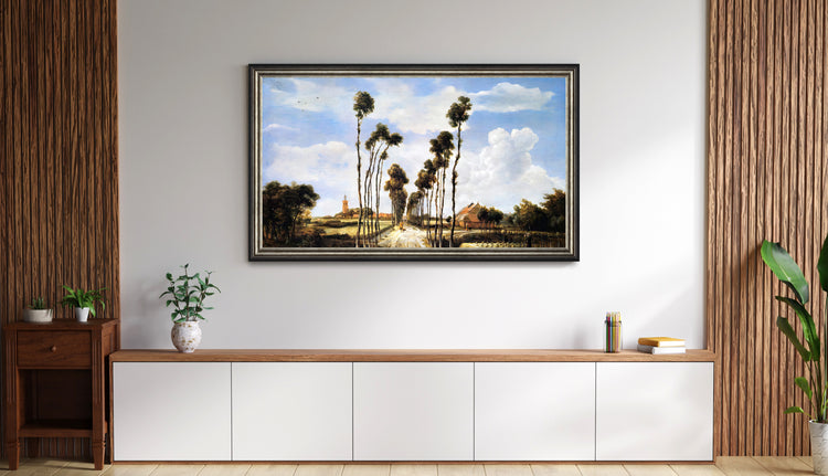 Fenna - Antique Silver TV Frame