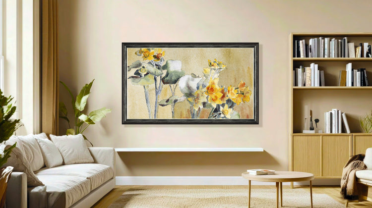 Fenna - Dark Antique Silver TV Frame