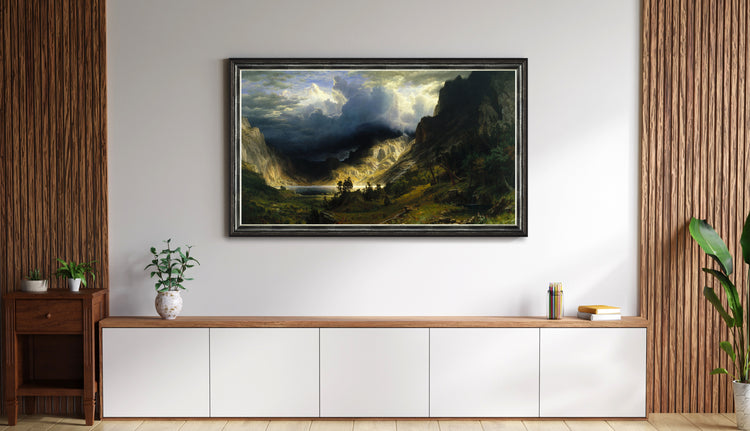 Fenna - Dark Antique Silver TV Frame