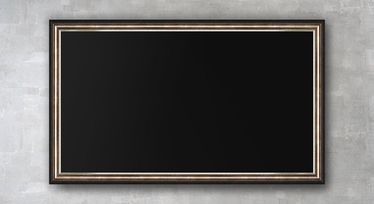 Fenna - Distressed Silver TV Frame