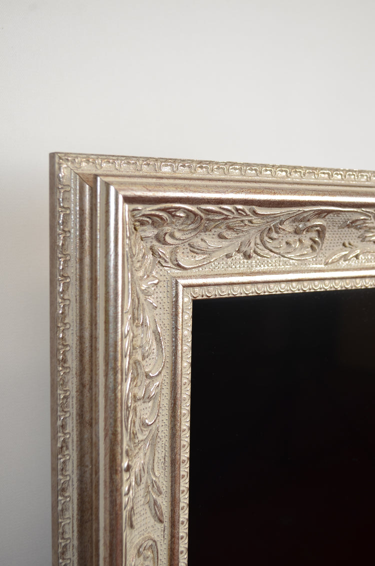 Gigi - Ornate Antique Silver TV Frame