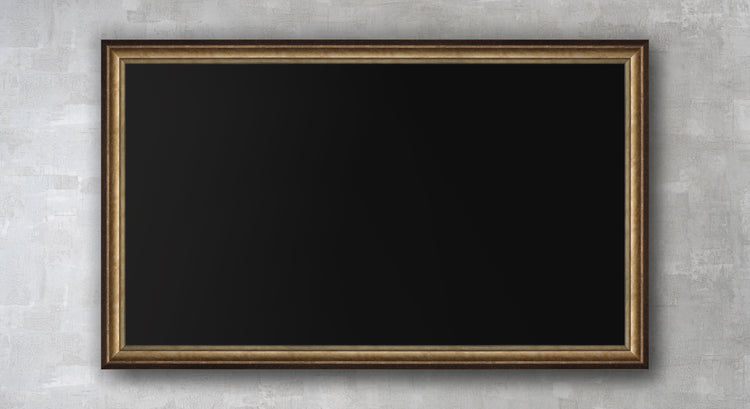 Isadora - Antique Silver TV Frame