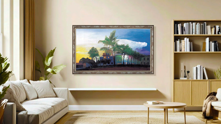 Isadora - Bronze Silver TV Frame