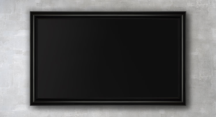 Lenora - Matt Black TV Frame