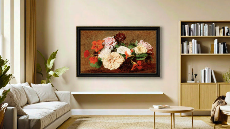 Lenora - Black & Gold TV Frame