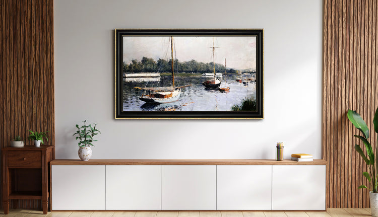 Lenora - Black & Gold TV Frame