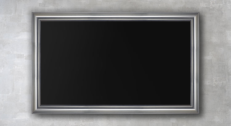 Lenora - Bright Silver TV Frame