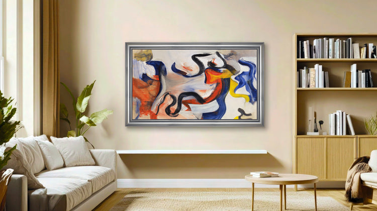 Lenora - Bright Silver TV Frame