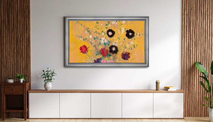 Lenora - Bright Silver TV Frame
