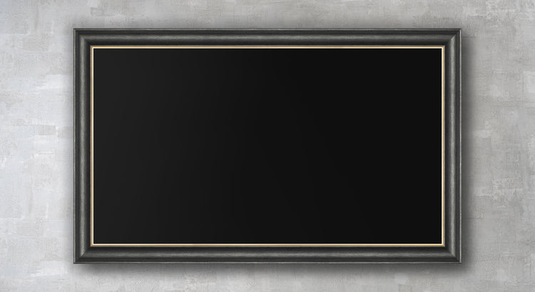 Lenora - Charcoal Champagne TV Frame