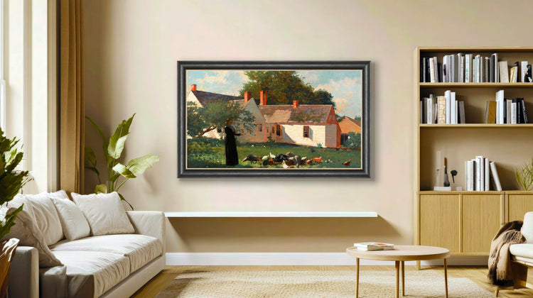 Lenora - Charcoal Champagne TV Frame