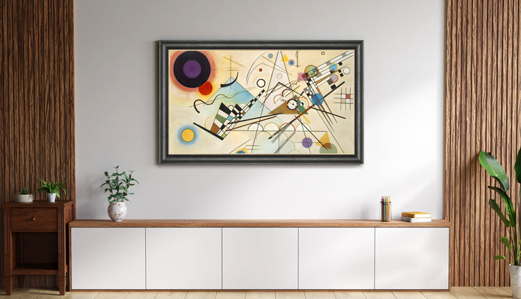 Lenora - Charcoal Champagne TV Frame