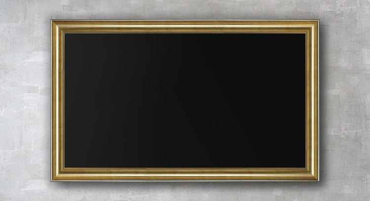 Lenora - Distressed Light Gold TV Frame