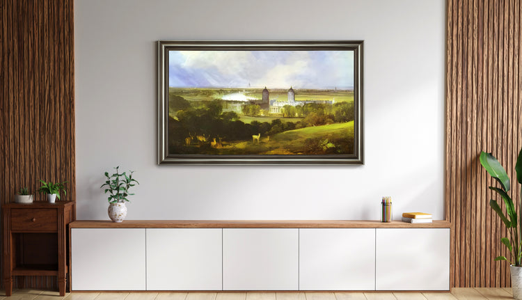 Lenora - Gunmetal Gloss TV Frame