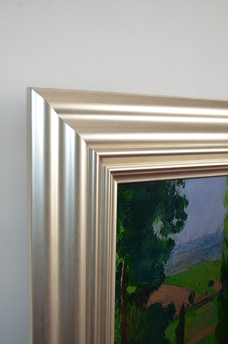 Romily - Champagne Silver TV Frame