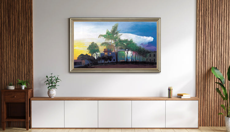 Romily - Antique Silver TV Frame