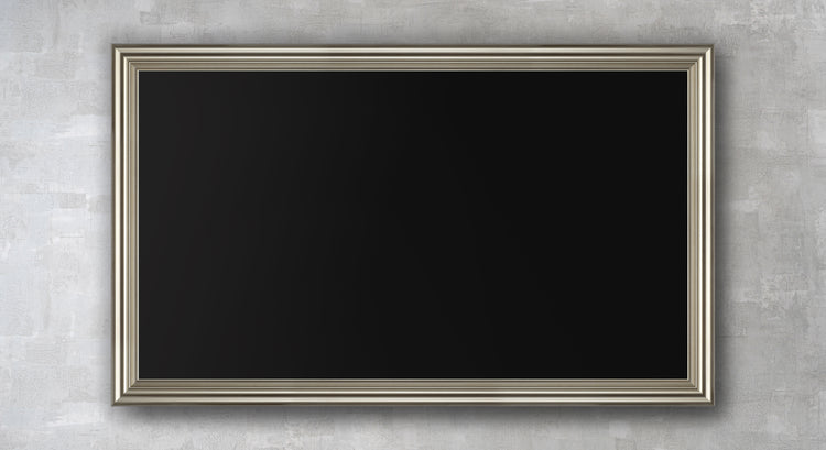 Romily - Champagne Silver TV Frame