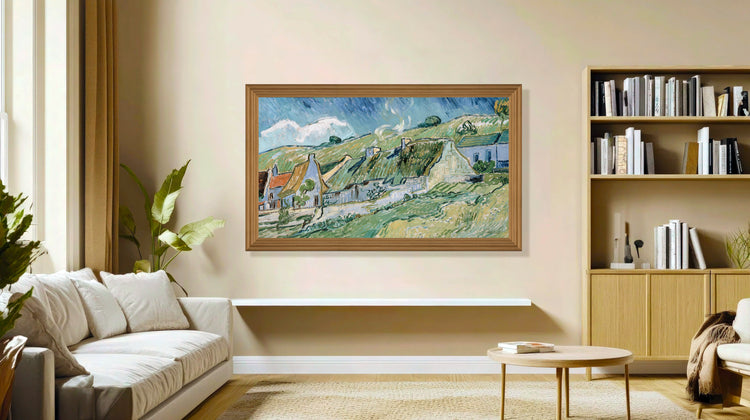 Romily - Brushed Oak TV Frame