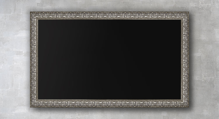 Verity - Antique Silver TV Frame