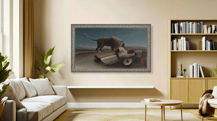 Verity - Antique Silver TV Frame