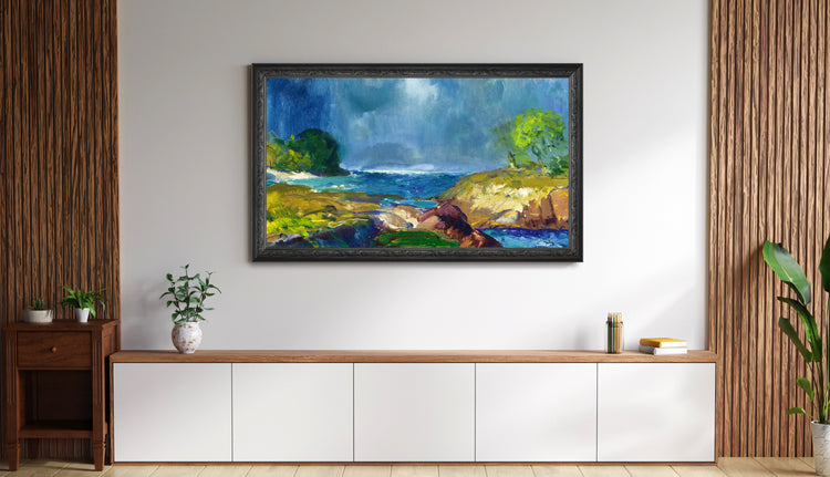 Gigi - Ornate Black TV Frame
