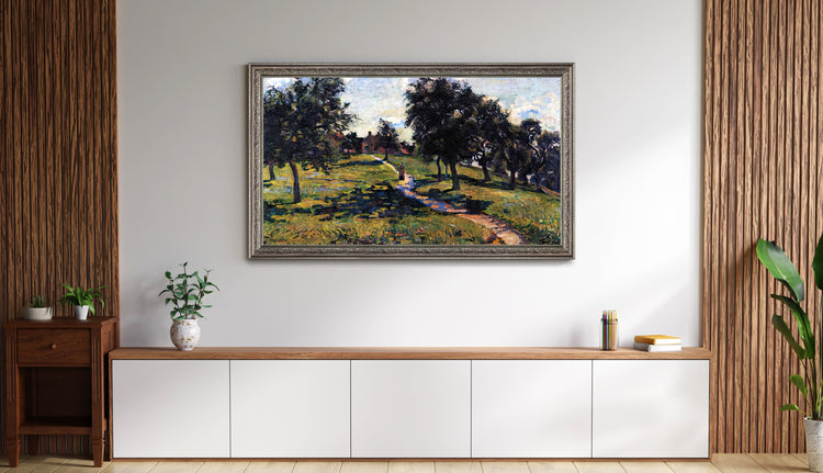 Gigi - Ornate Gunmetal TV Frame
