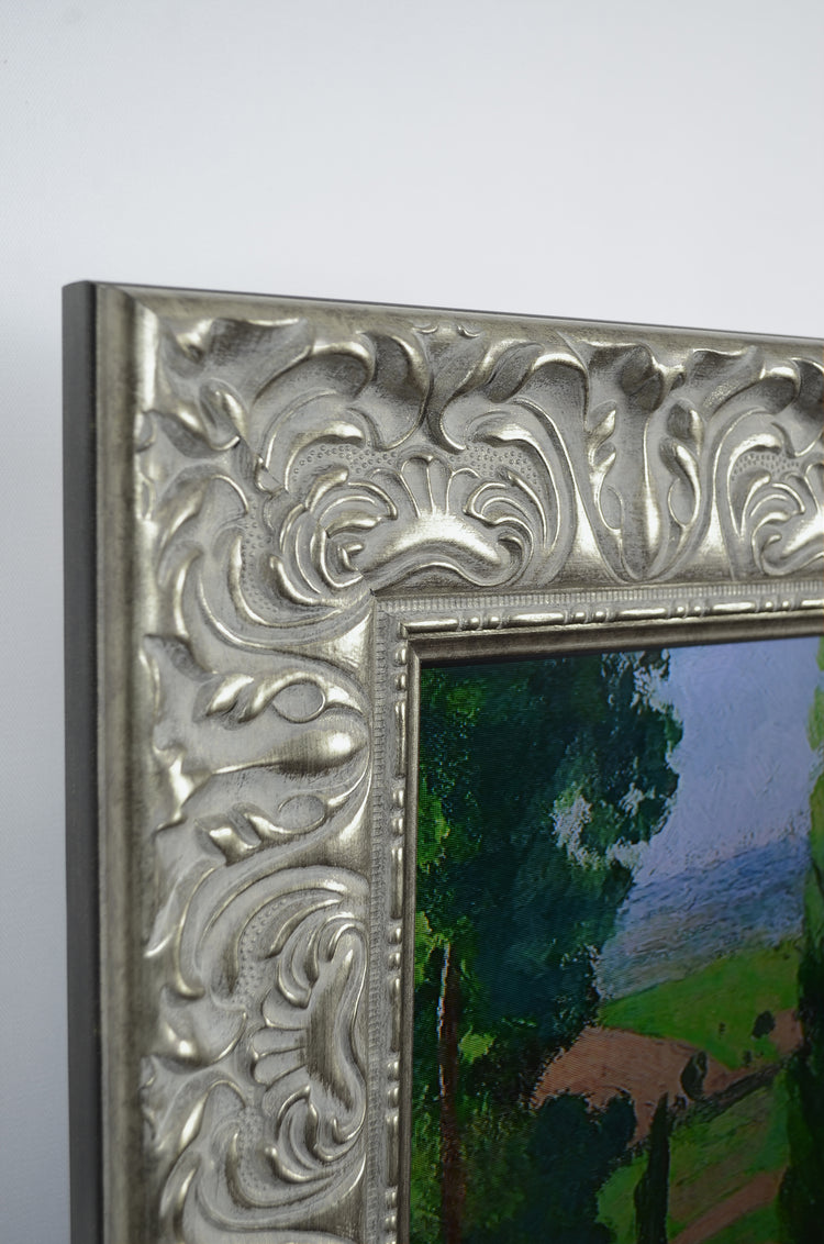 Verity - Antique Silver TV Frame