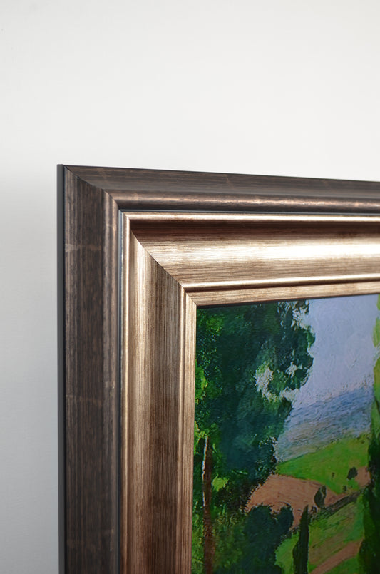 Fenna - Antique Silver TV Frame