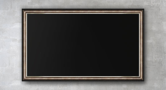 Fenna - Distressed Silver TV Frame