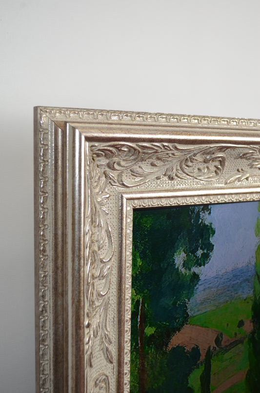 Gigi - Ornate Antique Silver TV Frame