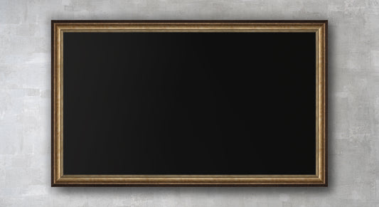 Isadora - Antique Silver TV Frame
