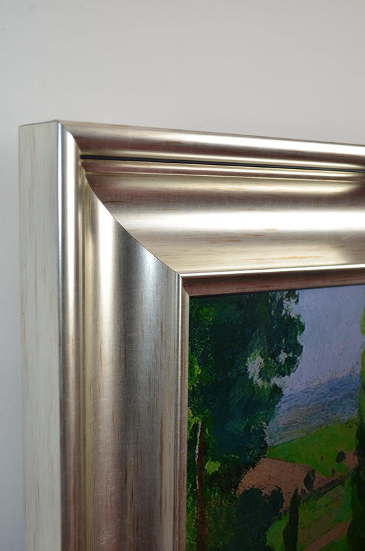 Lenora - Antique Silver TV Frame