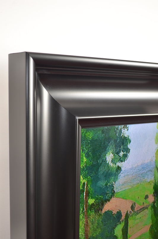 Lenora - Matt Black TV Frame