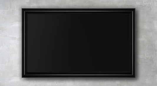 Lenora - Matt Black TV Frame