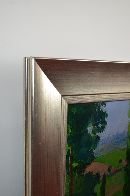 Polly - Distressed Silver TV Frame