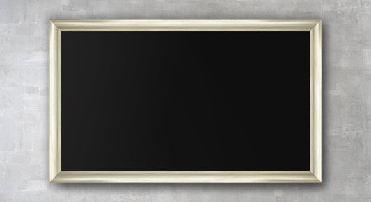 Polly - Distressed Silver TV Frame