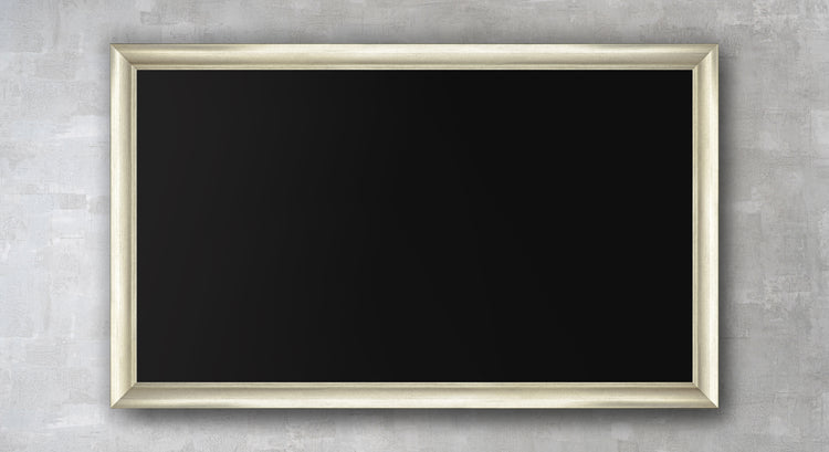 Polly - Distressed Silver TV Frame