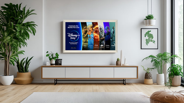 Polly - White TV Frame