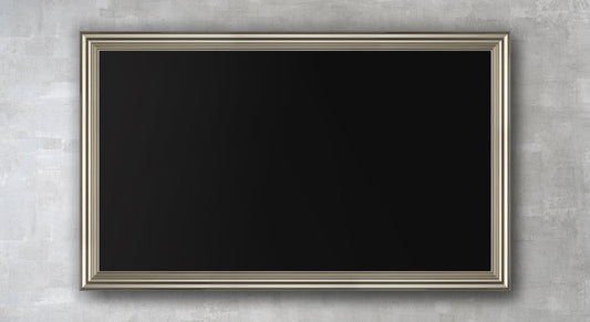 Romily - Champagne Silver TV Frame