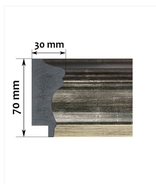 Fenna - Dark Antique Silver Sample