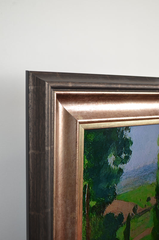 Fenna - Distressed Silver TV Frame