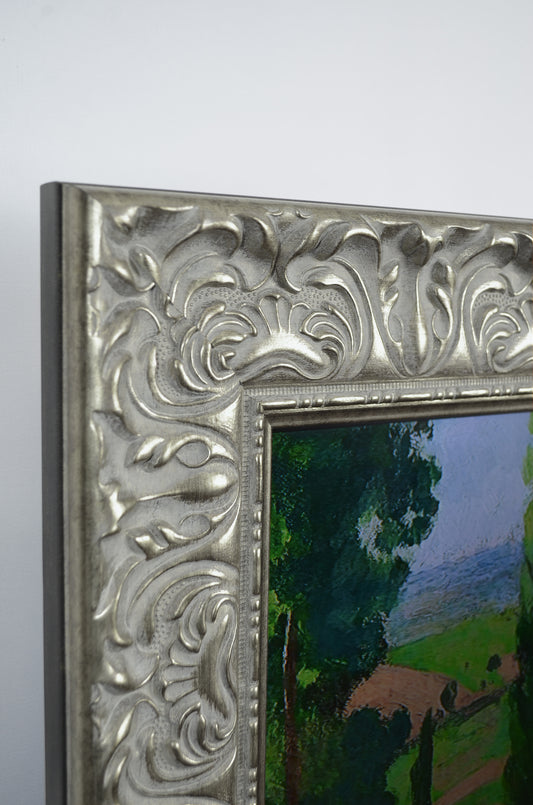 Verity - Antique Silver TV Frame