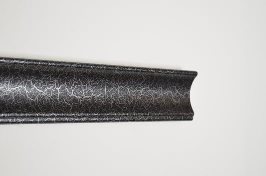 Vesper - Crackled Black Silver Sample